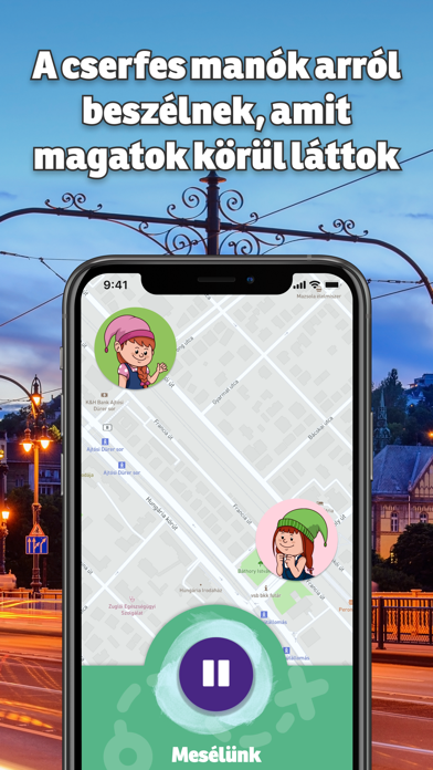 Plukkido - GPS alapú mese app Screenshot