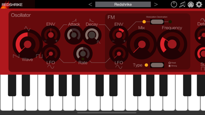 Screenshot #1 pour Redshrike - AUv3 Plug-in Synth