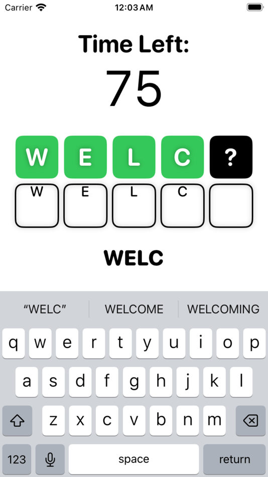 #3. Guess Word Game (iOS) 由: Sam Edwards-Marsh