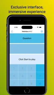 mathquiz iphone screenshot 1