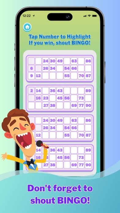 Bingo Caller App Screenshot