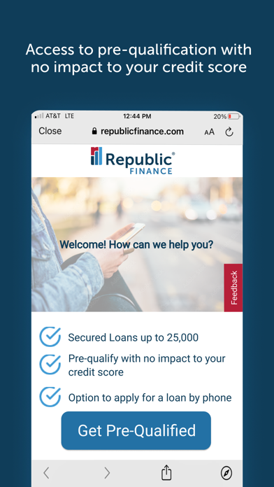 Republic Finance Screenshot