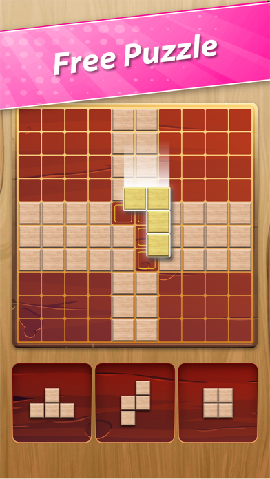 Wood Block: Puzzle Gameのおすすめ画像1