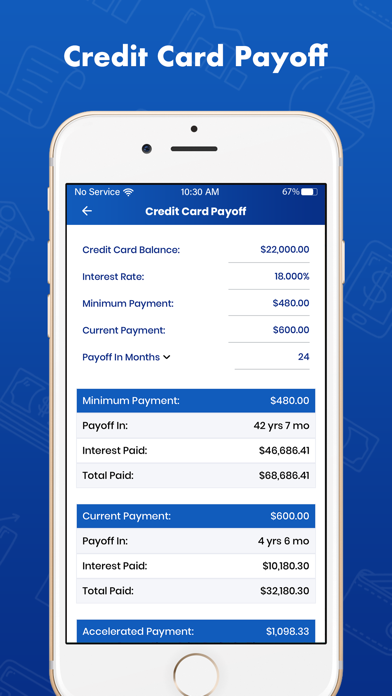Personal Finances Screenshot