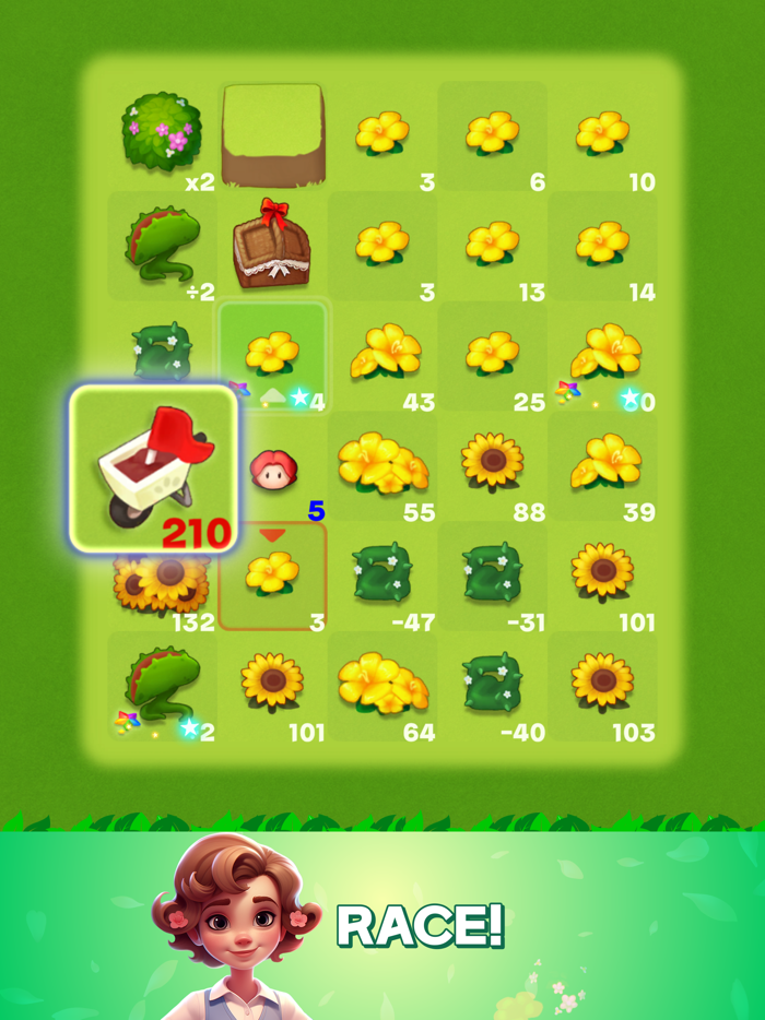 Flower Garden Merge and Maze