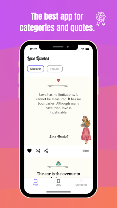 Love and Relationship Quotes Screenshot