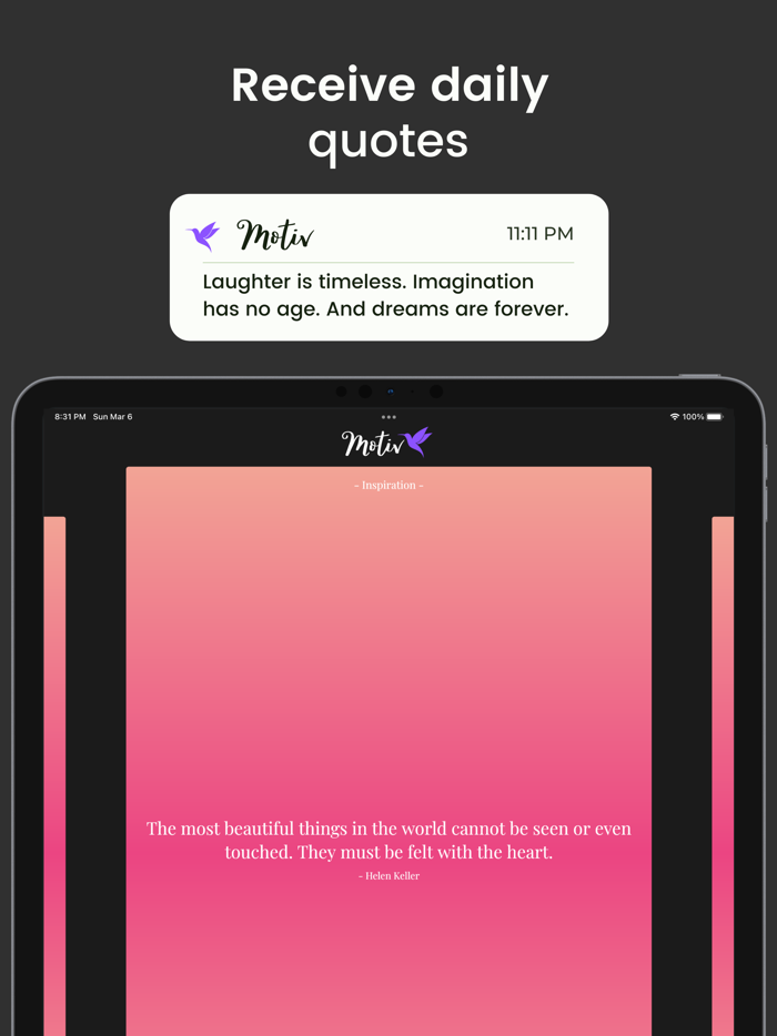 Inspirational Quotes - Motiv