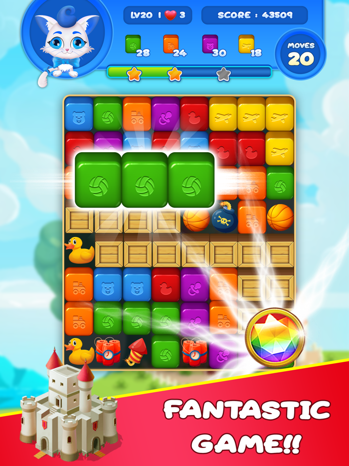 Pop Cubes  Match 2 and Blast