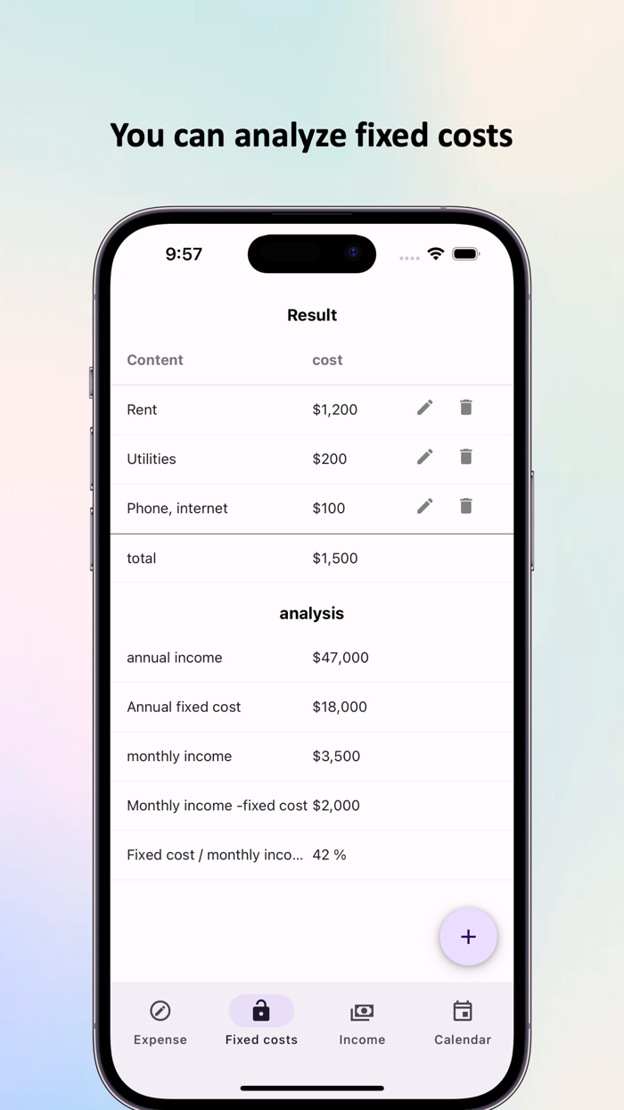 Cash Track - Deficit or Profit