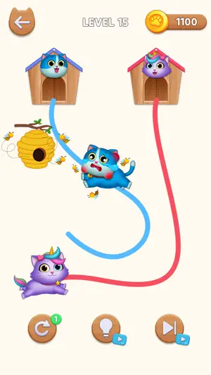 Cat Rush - Draw to Home screenshot 2