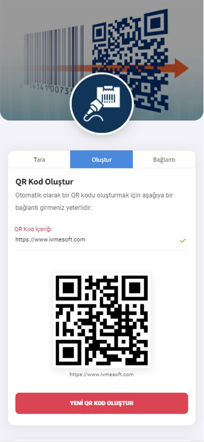QR - Kare Kod - Barkod Okuyucu