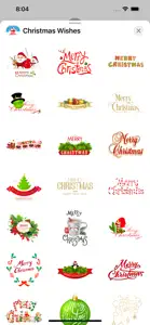 Cool Christmas Wishes Stickers screenshot #1 for iPhone