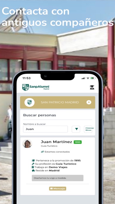 SanpAlumni Madrid Screenshot