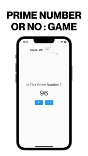 prime number or no:simple game iphone screenshot 1