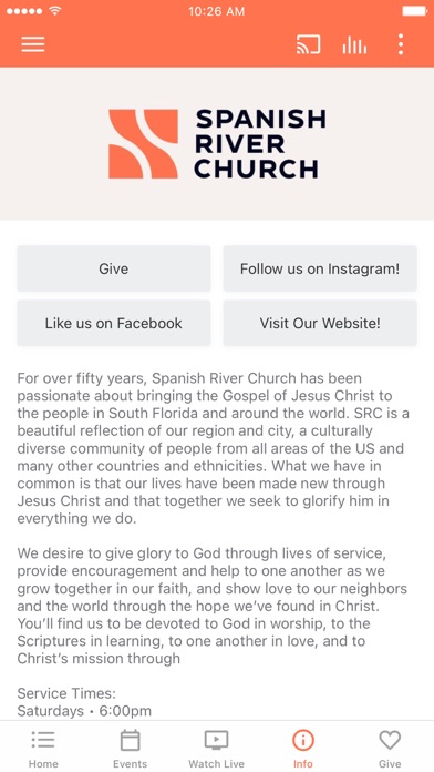 Spanish River Church Screenshot