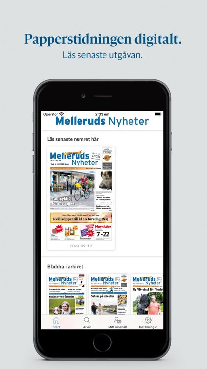 Melleruds Nyheter e-tidning