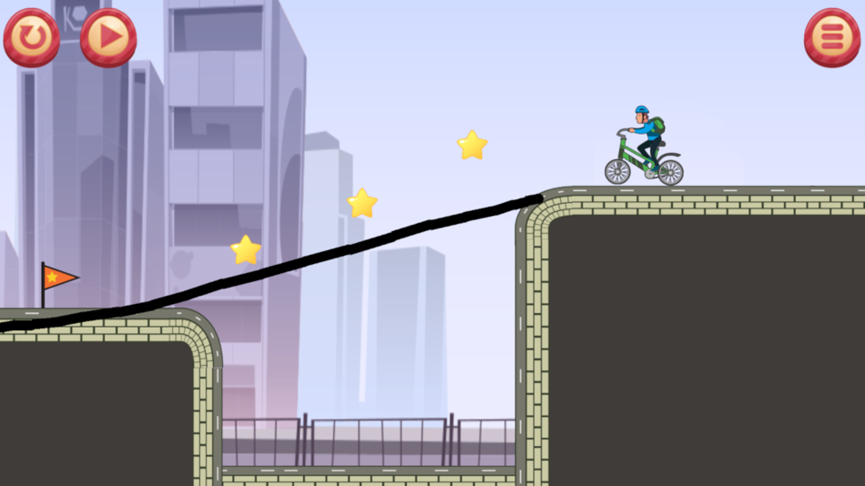 #1. Draw The Bike Bridge (iOS) Podle: R.G.B. FreezeNova