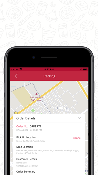 Paras Food Driver Screenshot