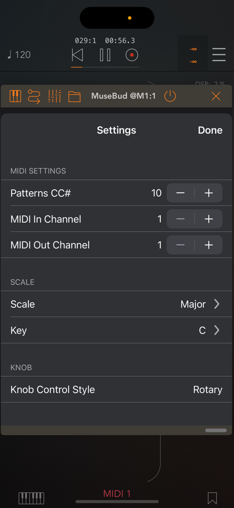 MuseBud - AUv3 MIDI Generator screenshot 8