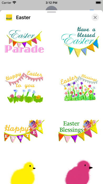 Easter Blessings stickers Screenshot