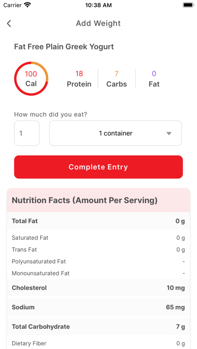 1UP Fitness Screenshot