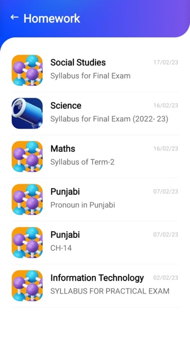 iScuela Parent Screenshot