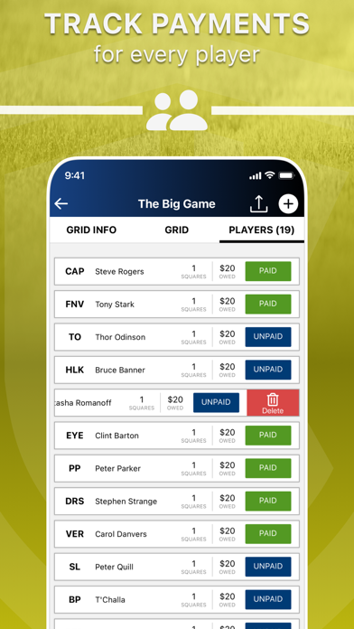 Grid Kings - Football Squares Screenshot