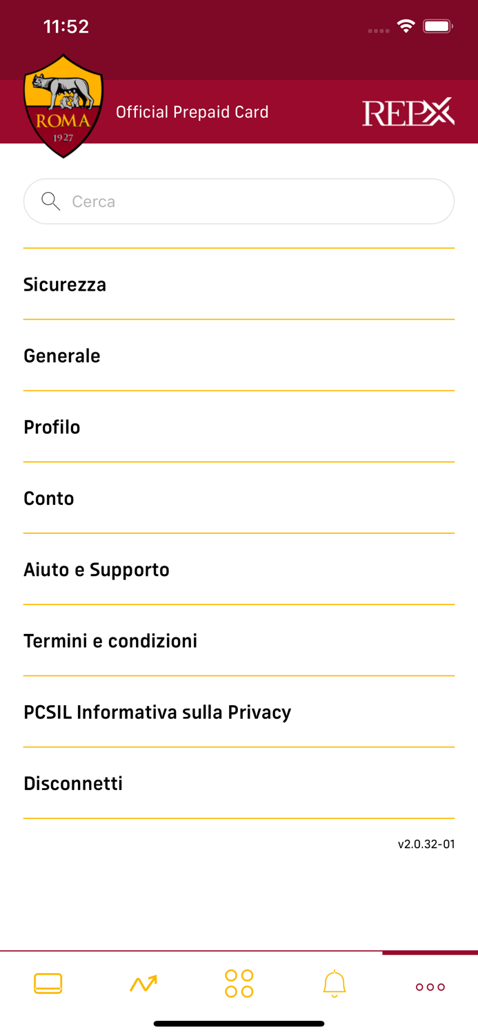 AS ROMA Prepaid Card