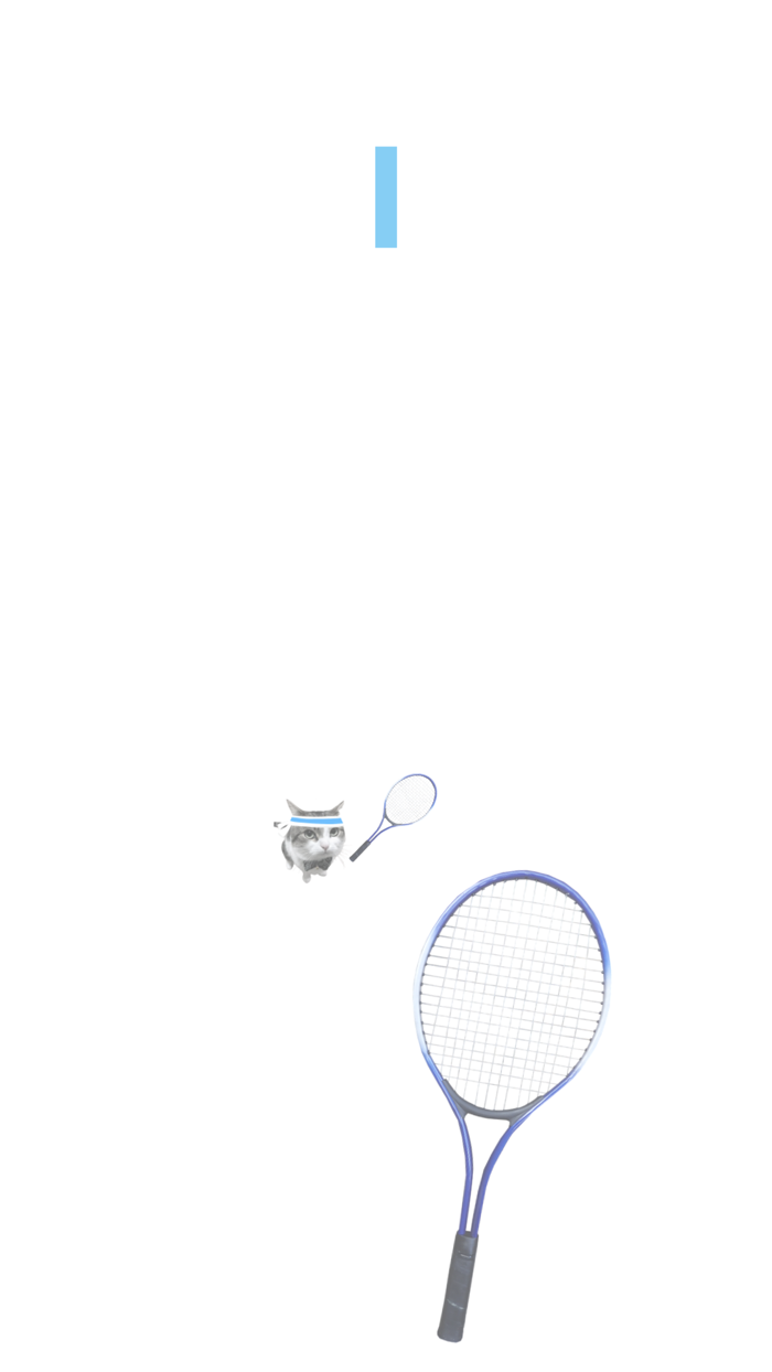 tennis cat - Rhythm games