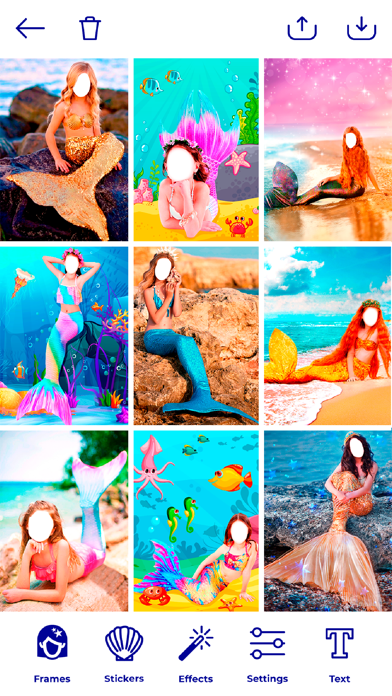 Mermaid Games - Photo Editor Screenshot