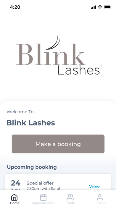 Blink Lashes Screenshot