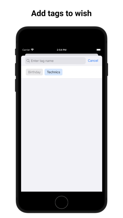 Wishapp — wish list Screenshot