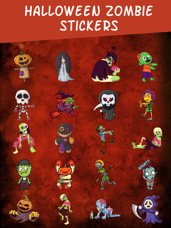 Screenshot #5 pour Halloween & Zombies Stickers