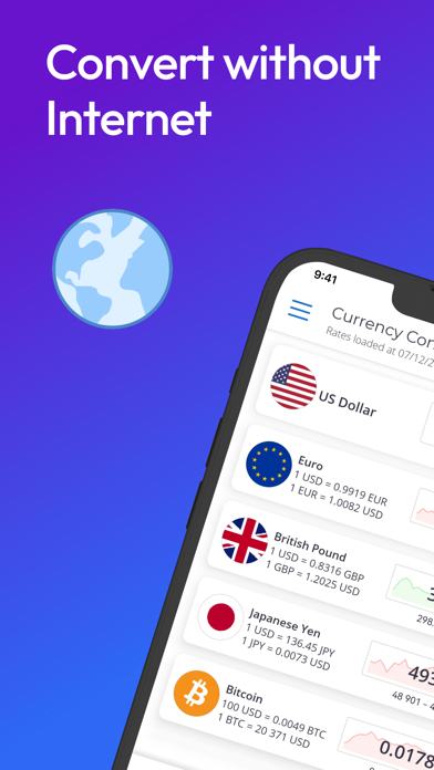 Instant Currency Converter App Screenshot