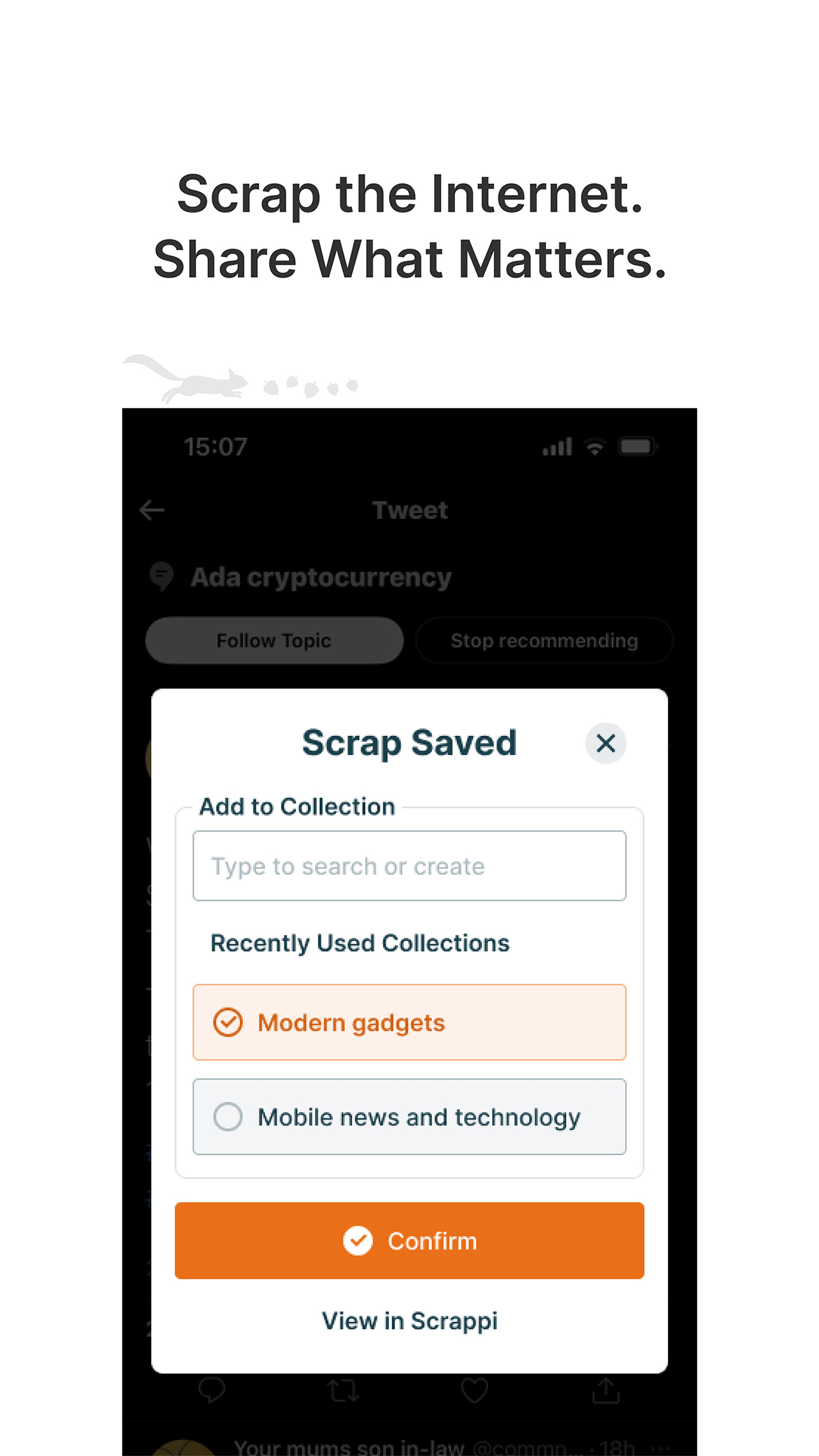 Scrappi: Go Beyond Bookmarks