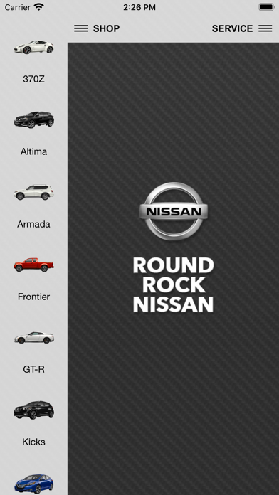 Round Rock Nissan Dealer App Screenshot