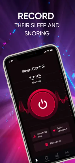 Game screenshot Sleep talking recorder. Snore apk