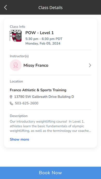 FRANCO SPORTS TRAINING Screenshot 2 - AppWisp.com FRANCO SPORTS TRAINING Screenshot 2 - AppWisp.com