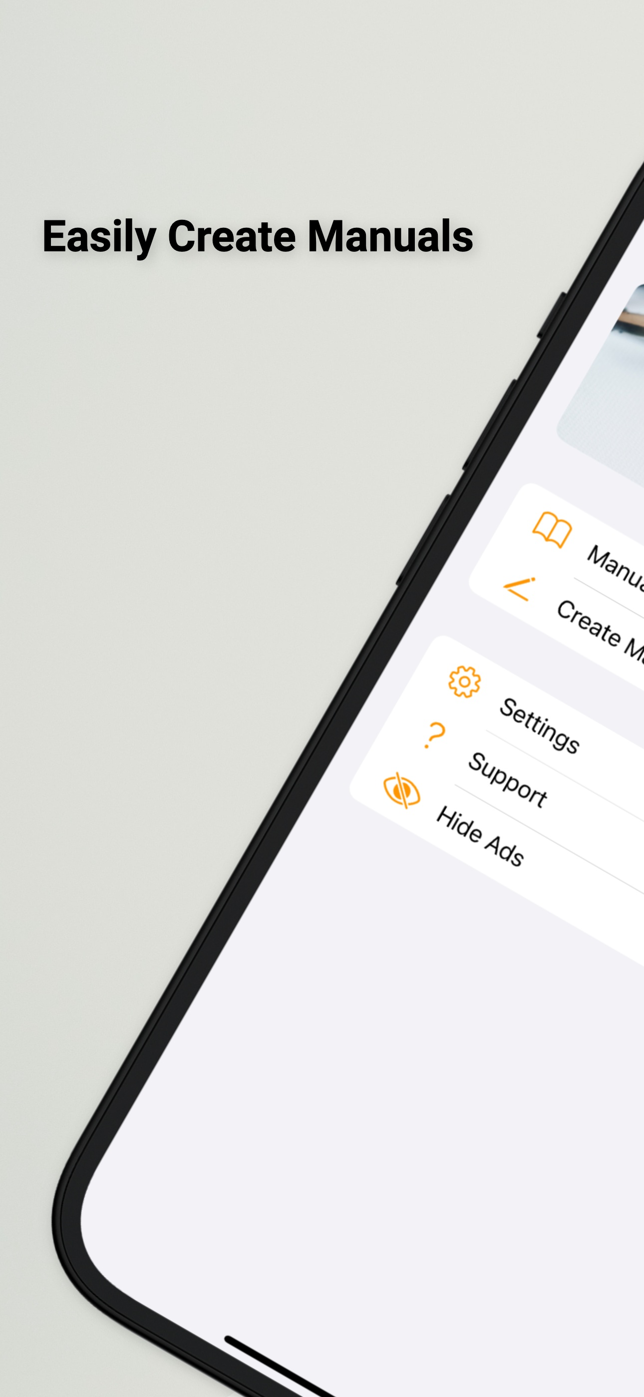 ManualMaker / Manual creation