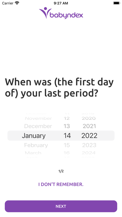 Babyndex Saliva Ovulation Test Screenshot