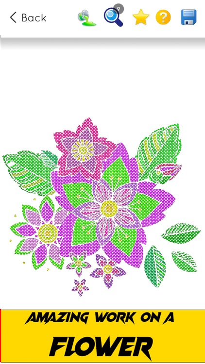 Cross Stitch Coloring Game