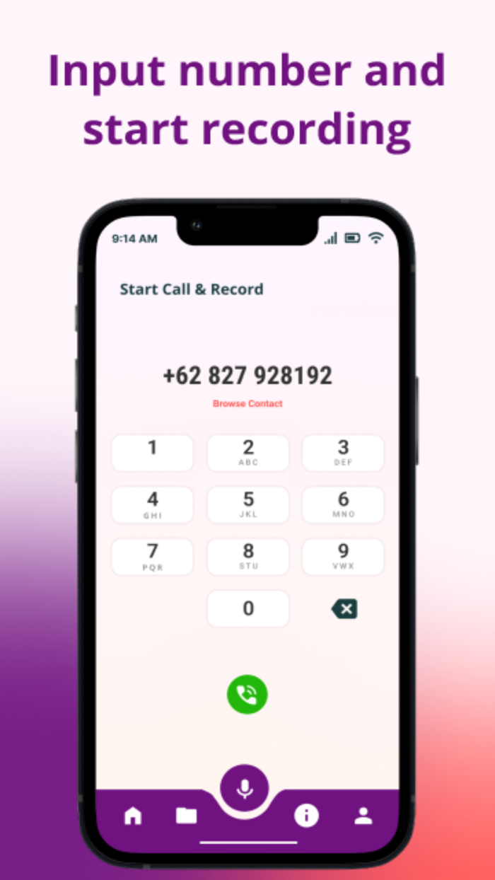Call Recorder App by NIGII