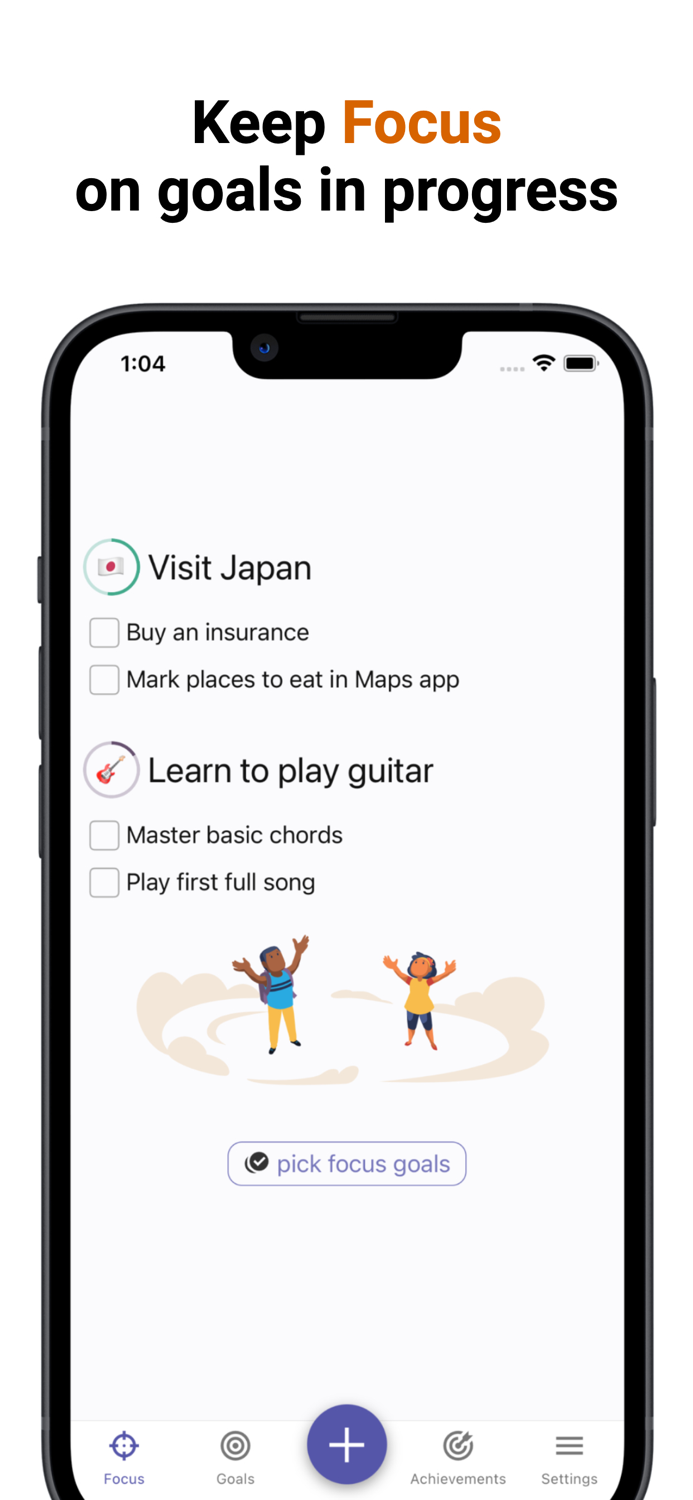 Ambitionist life goal tracker