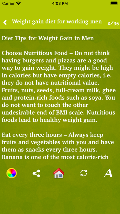 Weight Height gain tips Hindi Screenshot