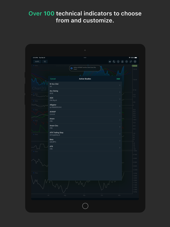 Screenshot #6 pour ChartIQ Analytical Simulator