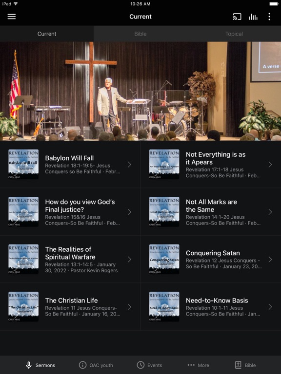 Screenshot #4 pour Open Arms Church App