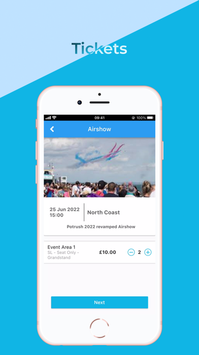 BuyTicketApp Screenshot