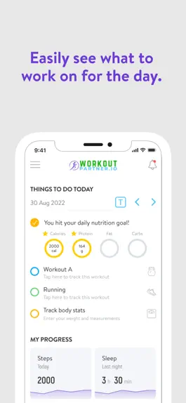 Game screenshot Workout Partner Fitness Trackr apk