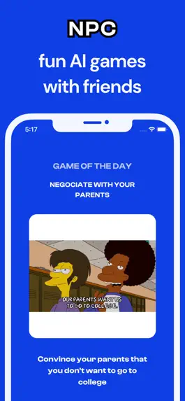 Game screenshot NPC: AI chat games mod apk