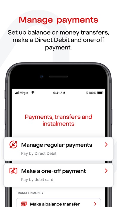 Virgin Money Credit Card Screenshot